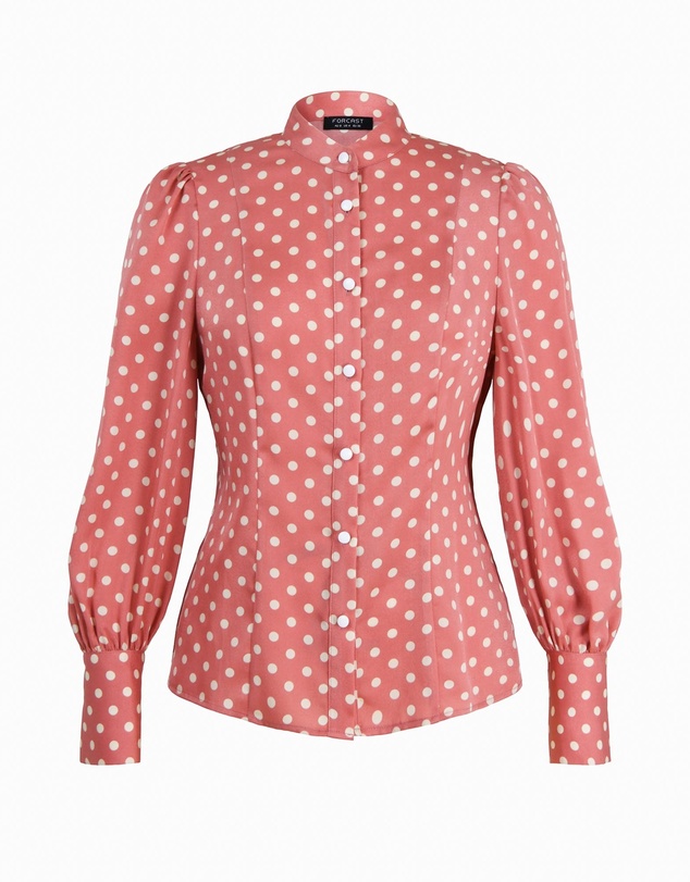 Forcast - Dotti Polka Dot Printed Blouse
