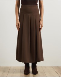 Atmos&Here - Molly Pleated Midi Skirt