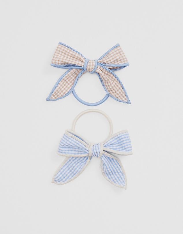 Country Road - Gingham Hairtie Pack Of 2