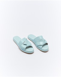 Walnut Melbourne - Laine Leather Slide