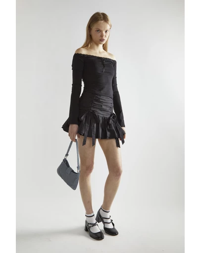 Glamorous - Gathered seam mini skirt