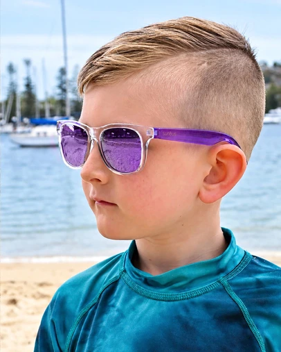 Sunbug - Transparent Purple Ways Sunglasses