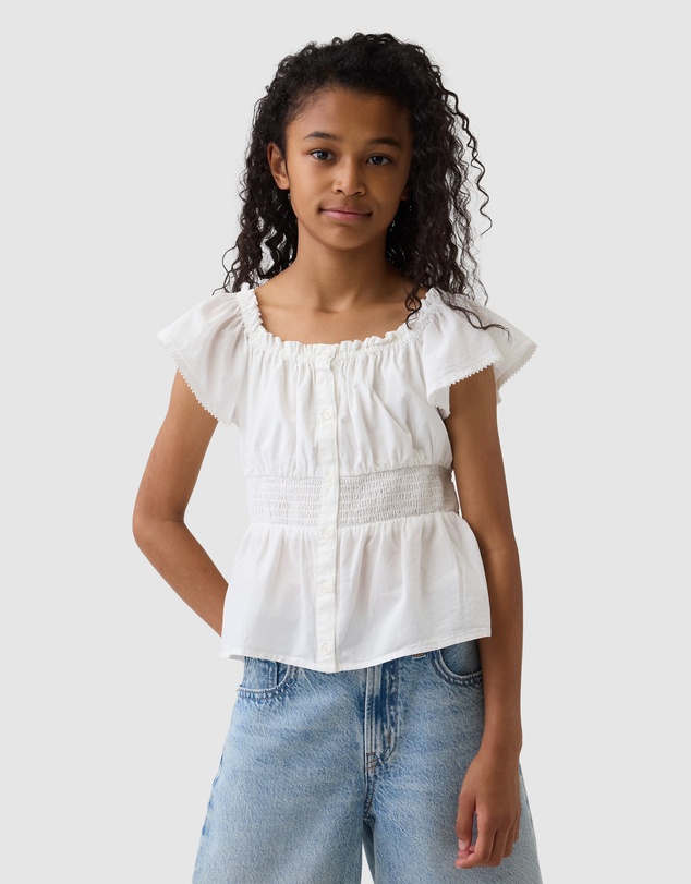 GAP - Flutter Sleeve Top - Teens