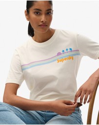 Superdry - Rainbow Stripe Slim Fit Tee