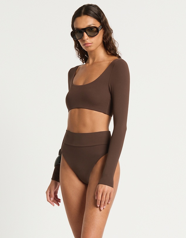 Bond-Eye Swimwear - Halle Long Sleeve Crop