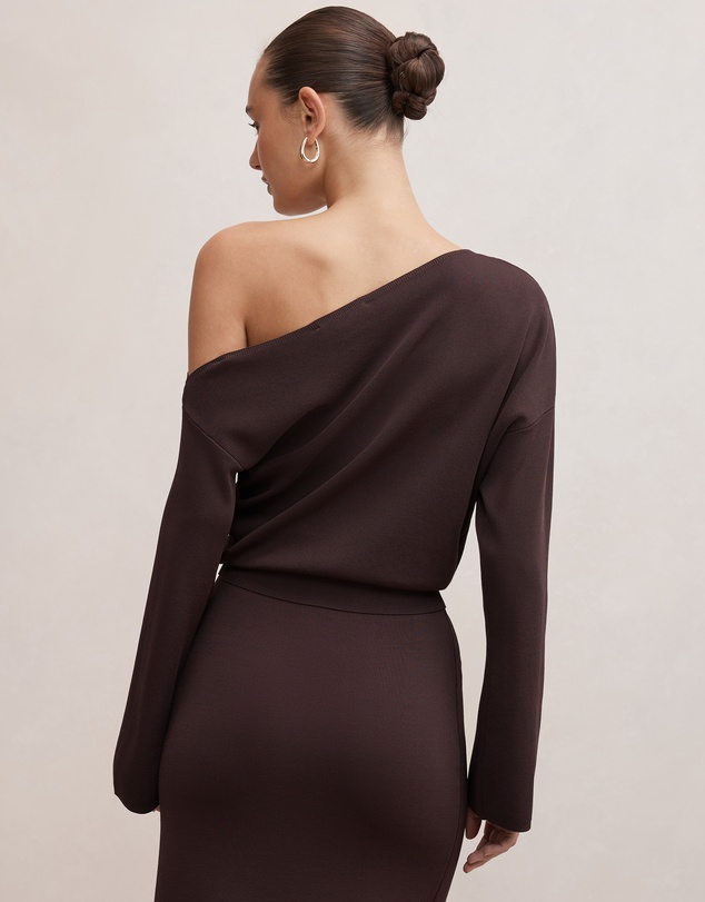 Forever New - Ayva Asymmetrical Knitted Top
