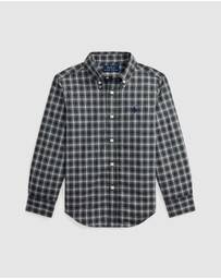 Polo Ralph Lauren - Plaid Cotton Poplin Shirt - ICONIC EXCLUSIVE - Kids