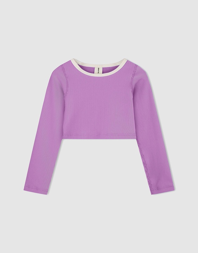 Zulu & Zephyr Mini - Mini Stripe Crop Rashie - Babies-Teens
