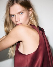 M.N.G - Satin Tie Dress