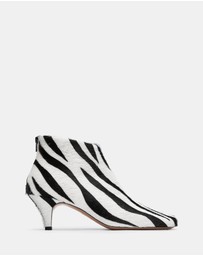 ARKET - Zebra-Print Ankle Boots