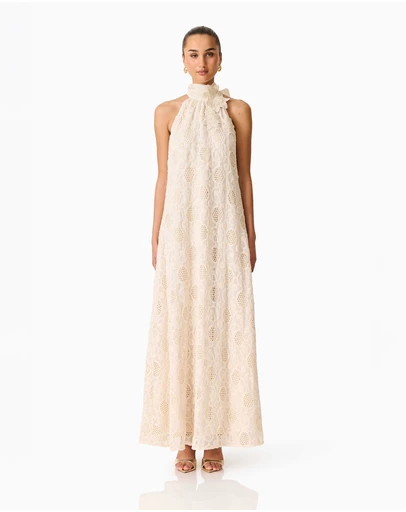 Elliatt - Vessia Halter Neck Maxi Dress