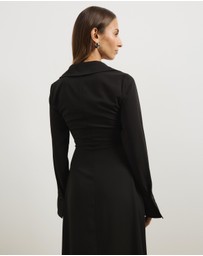 Atmos&Here - Franki Ruched Waist Midi Dress