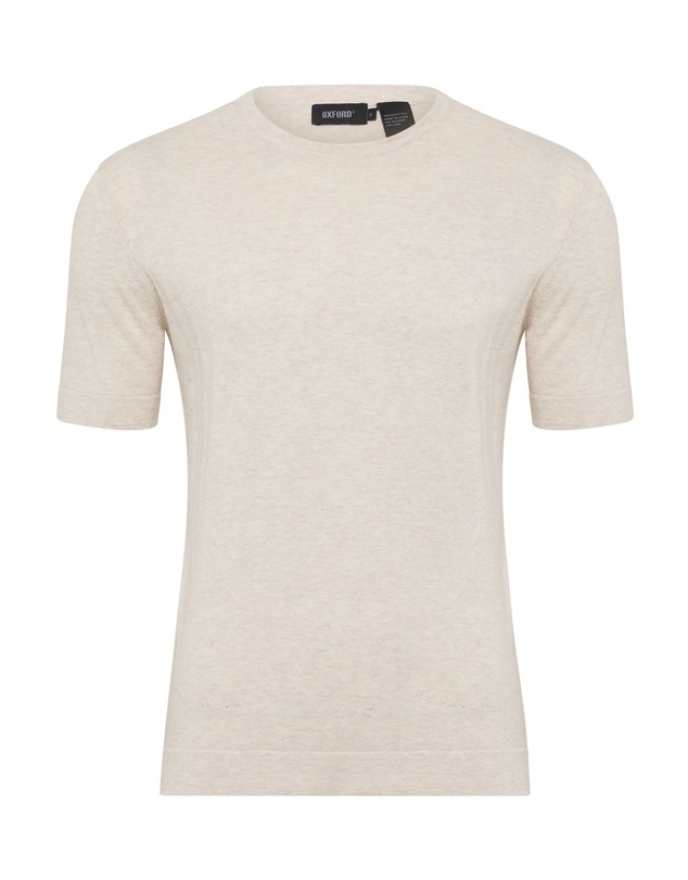 Oxford - Theodore Crew Neck Knitted T-Shirt