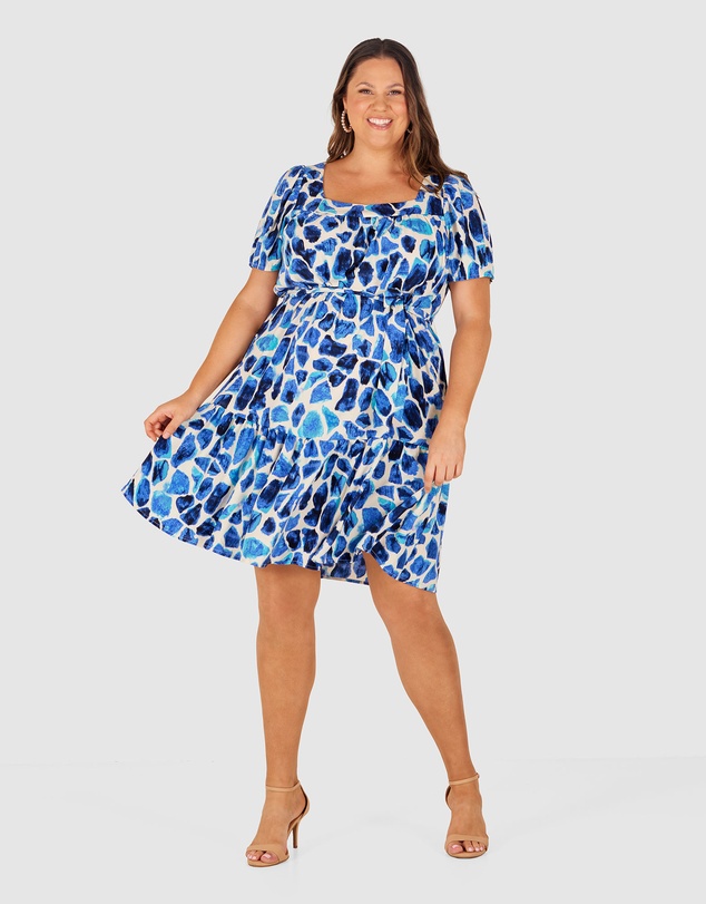 Love Your Wardrobe - Mae Square Neck Dress