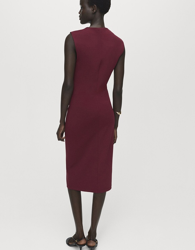 M.N.G - Ruched Fitted Dress
