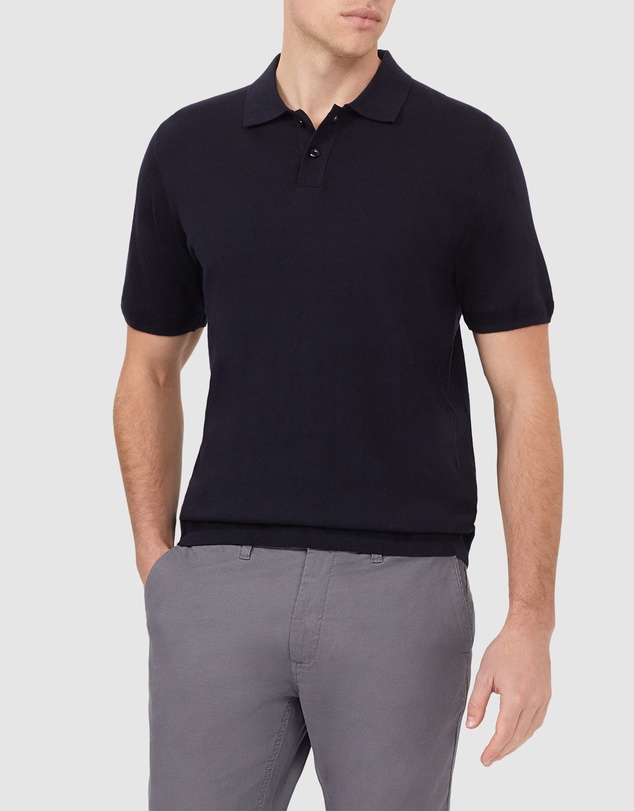 Van Heusen - Cotton Silk Knitted Polo