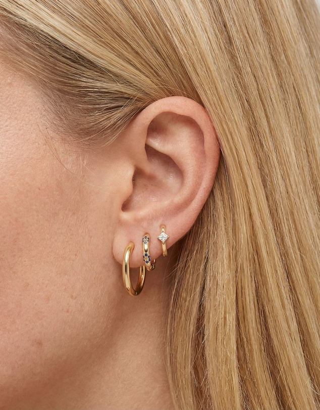 HOUSE OF SLANI - Cleo Gem Hoops