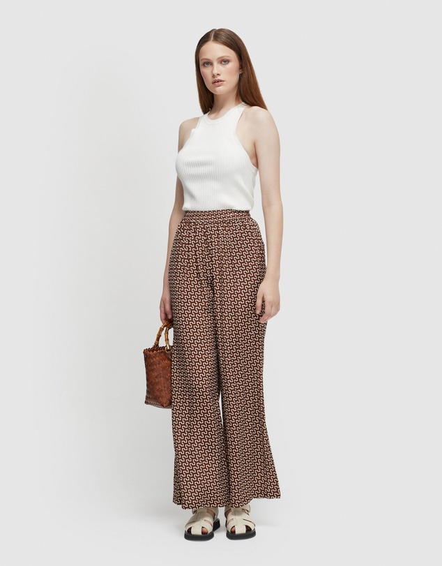 Oxford - Chantel Zigzag Wide Leg Pants