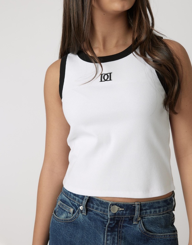Decjuba Kids - Harper Monogram Tank Top - Teens