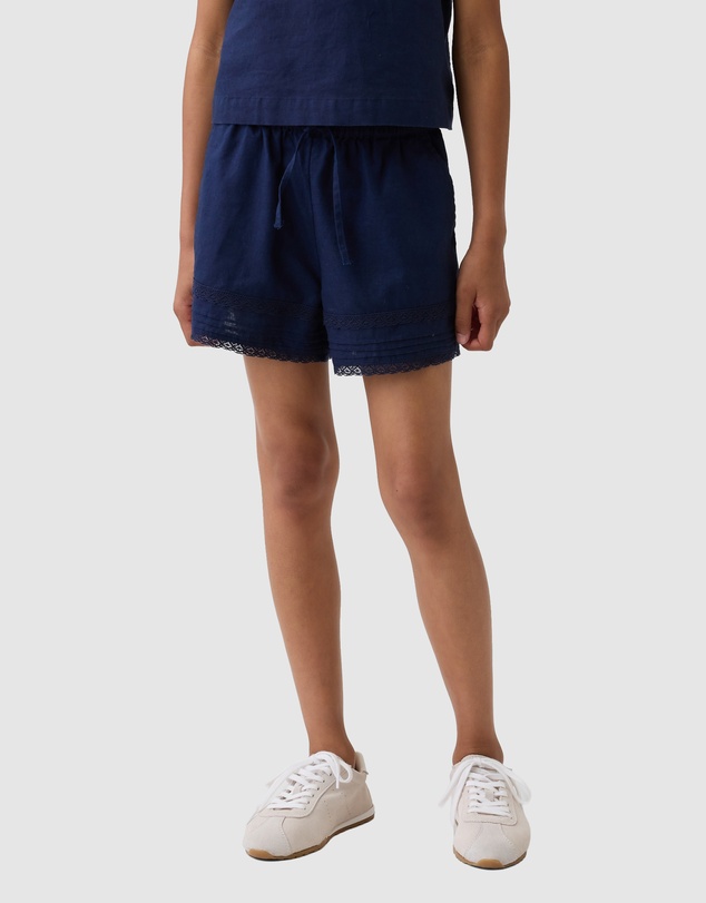 GAP - Linen PO Lace Shorts - Teens