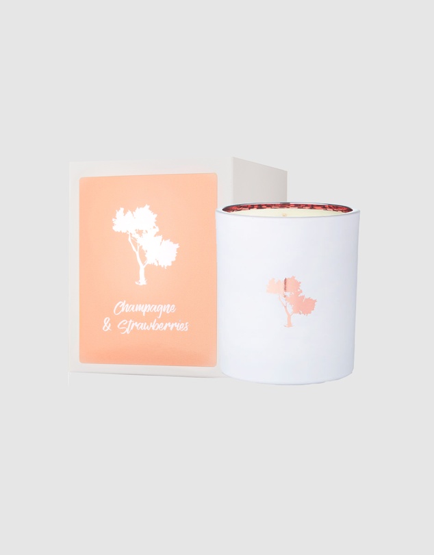 Silk Oil of Morocco - Champagne & Strawberries Luxe Natural Soy Candle