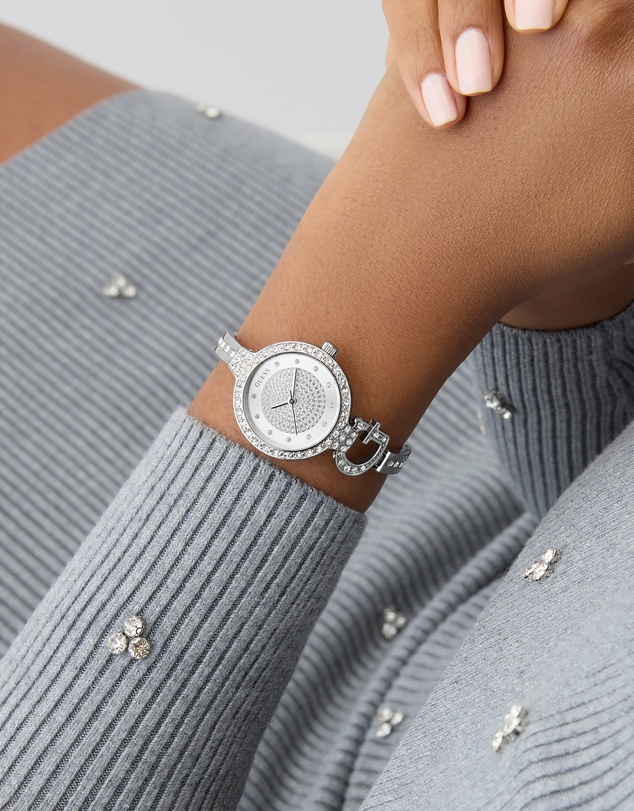 GUESS - Guess Giselle Ladies Silver Tone Analogue Watch