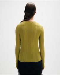Minima Esenciales - Nori Merino Wool Cardigan