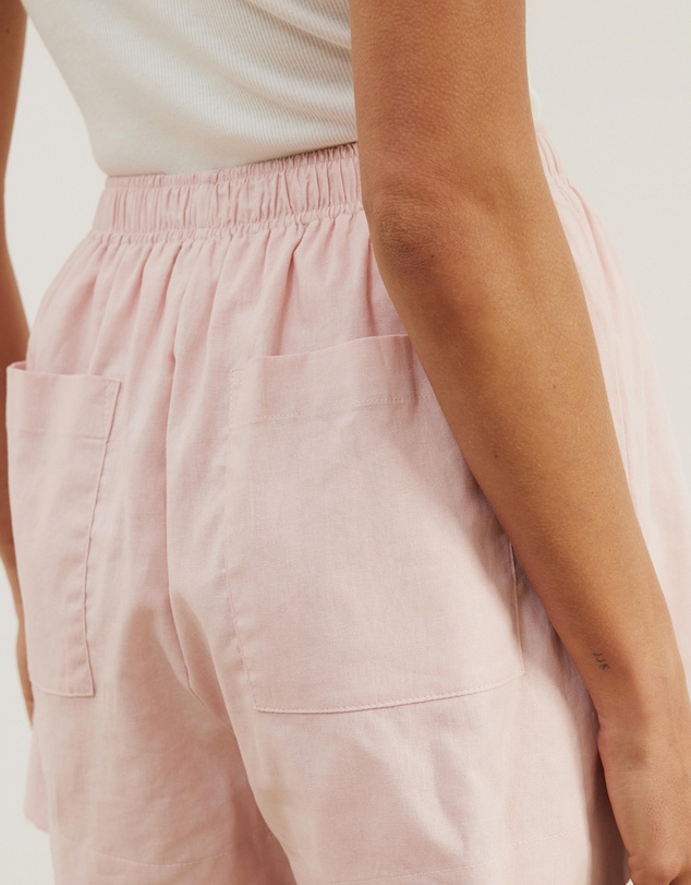 Atmos&Here - Raina Casual Linen Blend Shorts