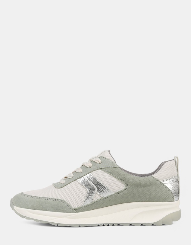 Naturalizer - Shay Jogger Lace-Up Sneaker - White/Green