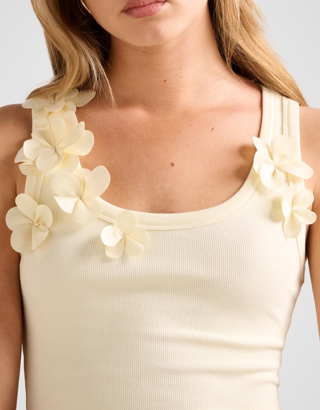Forever New - Pia Applique Scoop Neck Tank Top