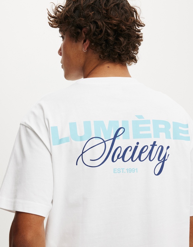 Cotton On - Box Fit Text T-Shirt