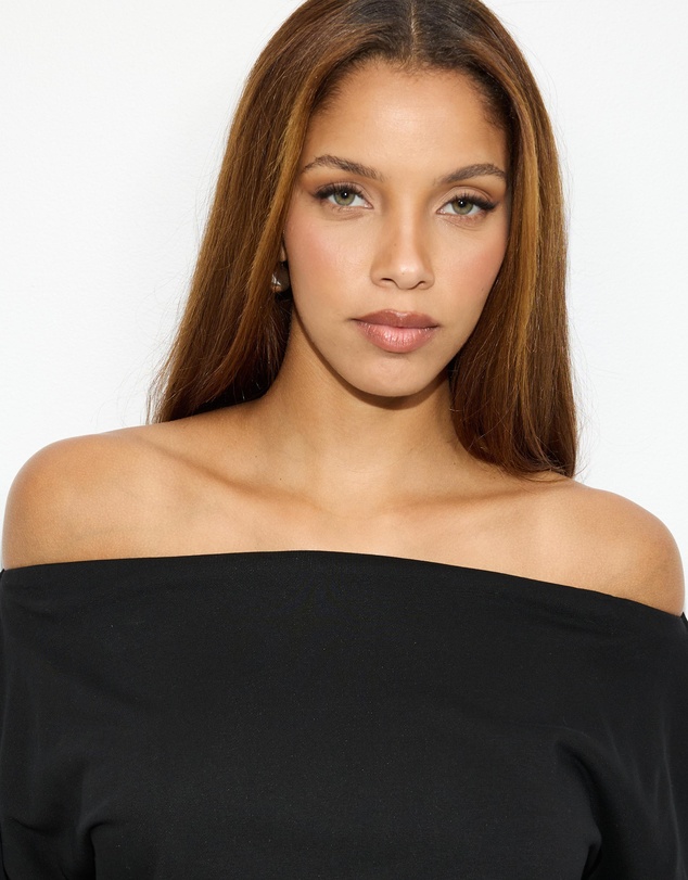 Dazie - Chill Vibes Off Shoulder Jumper