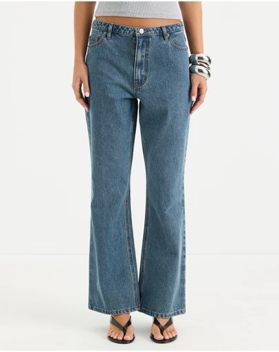 Calli - Lola Mid Rise Boot Leg Jeans