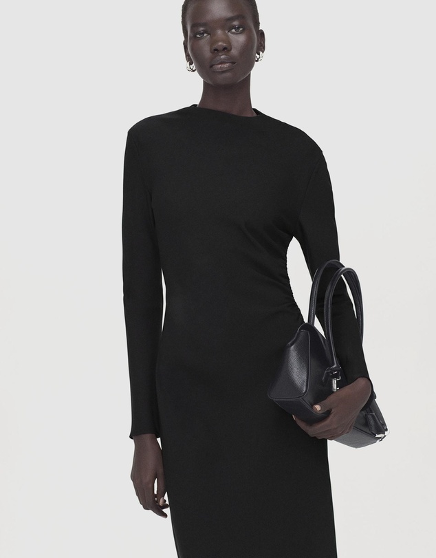 M.N.G - Ruched Midi Dress