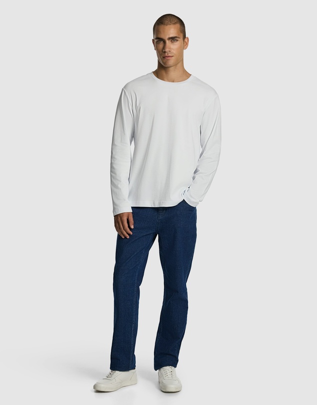 yd. - Zander Long Sleeve Mercerised Cotton Tee