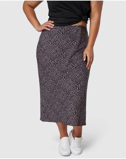 Something 4 Olivia - Catalina Print Midi Skirt