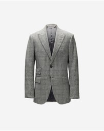 Calibre - Glen Check Suit Jacket Grey