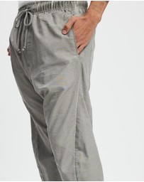 Surrounded By Ghosts - The Vanadium Linen Drawstring Pants