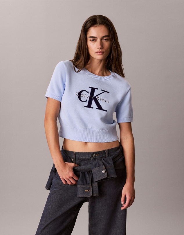Calvin Klein Jeans - Monologo Short Sleeve Jumper