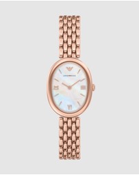 Emporio Armani - Rose Gold Analogue Watch