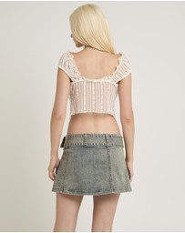Insight - Brianna Lace Top