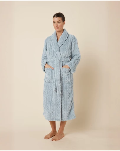 Gingerlilly - Gabriella Plush Long Robe