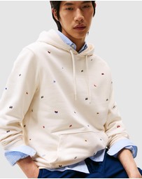 Tommy Hilfiger - All Over Print Flags Hoodie