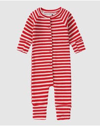 Susukoshi - Waffle Snapsuit Long Sleeves With Pants