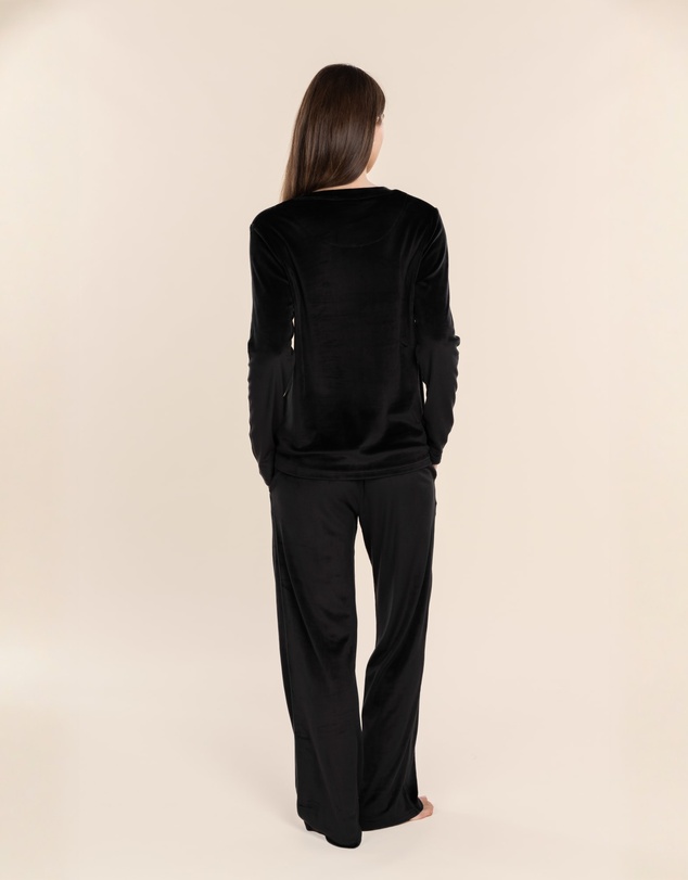 Gingerlilly - Thea Velour Long Lounge Set