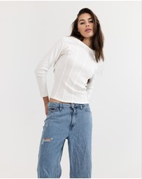 Mod Squad - Luxe Rib Panel Top
