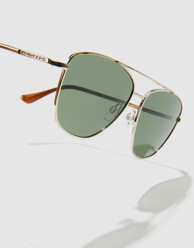 Hawkers Co - HAWKERS - Polarized Gold Aligator LAX Sunglasses for Men and Women UV400