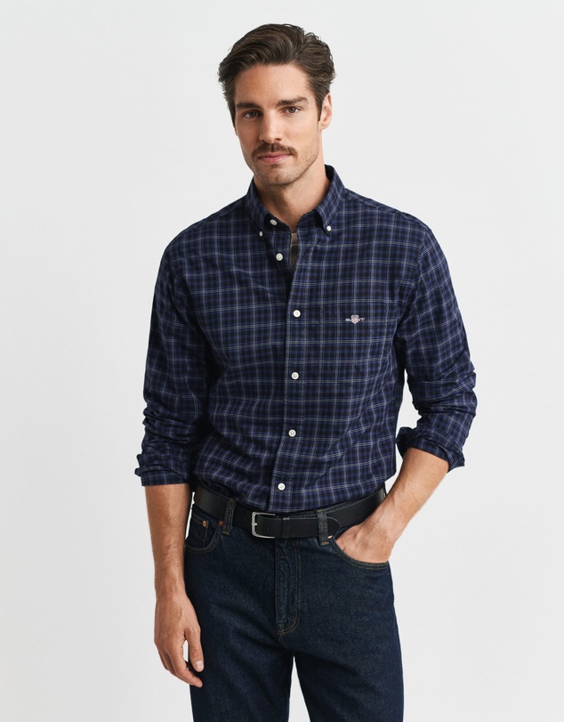 Gant - Regular Fit Classic Checked Poplin Shirt