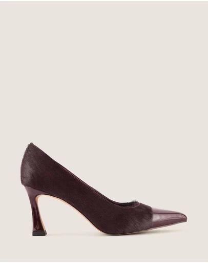 Shelly Shen - Aster High Heel Pumps Burgundy