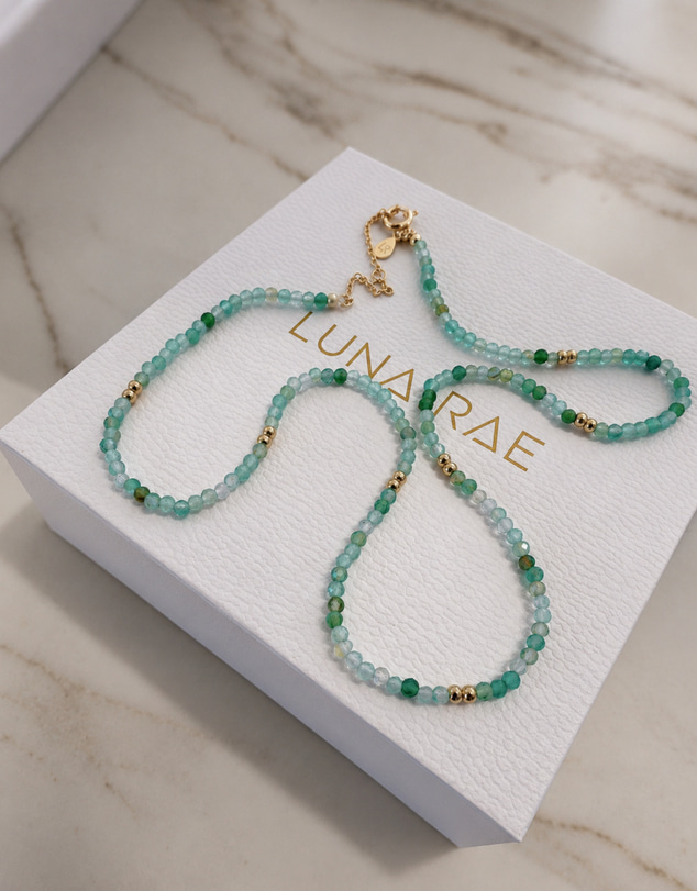 Luna Rae - Gold Vermeil - Cove Beaded Necklace
